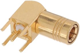 R115666000, RF Connectors / Coaxial Connectors SMB / RIGHT ANGLE PLUG RECEPTACLE FOR PCB TYPE SOLDER LEGS