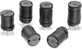 Фото 1/4 7447221102, Power Inductors - Leaded WE-TI 1016 WrWnd 100 0uH .75A 980mOhms