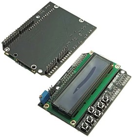 1602 LCD Keypad Shield, ЖК - дисплей 16 х 2 с клавиатурой (Arduino)