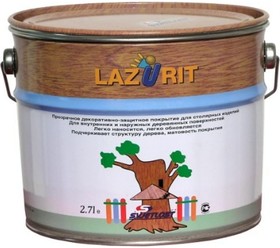 Декоративное покрытие для дерева Lazurit бук, 2,7 л 73928
