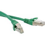 Патч-корд RJ45 - RJ45, 4 пары, FTP, категория 5е, 5 м, зеленый LAN-PC45/S5E-5.0-GN