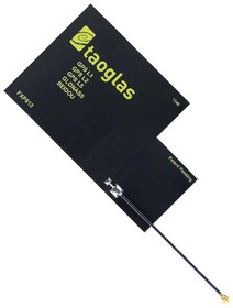 FXP612.07.0095A, RF Antenna, Patch, 1.164 GHz to 1.591 GHz, Linear, Adhesive, 4 dBi, 1.2 VSWR