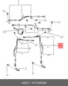 1017009300, Жгут проводов