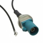 095-820-109-15Z, RF Cable Assemblies FKRA(M)-AMC(M)1.37MM 5.91 Str Blkhd Plug