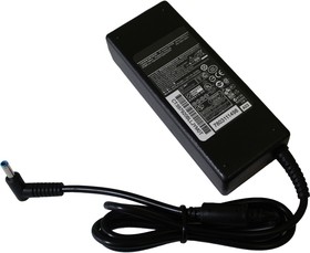 Фото 1/2 Блок питания (сетевой адаптер) для ноутбуков HP 19.5V 4.62A 90W 4.5x3.0 мм с иглой черный, без сетевого кабеля