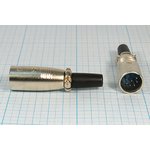 Штекер микрофонный XLR\7P\каб\MC909-7P; №2044 штек мик XLR\7P\каб\\\MC909-7P