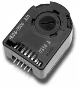 HEDS-5500#A11, Encoders 2 Channel 500 CPR 4mm Metal CW