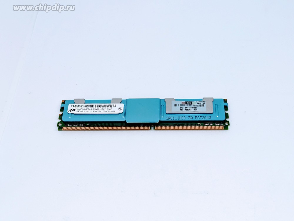 Модуль памяти MT18HTF25672FDZ-667H1N8 2GB PC2-5300F-555-12
