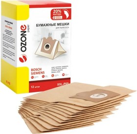 Мешки-пылесборники бумажные 12 шт + 2 микрофильтра для пылесоса XXL-P05