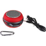 Bluetooth-колонка SOLO FM MP3 microSD AUX 5Вт 600mAh красная 30009755