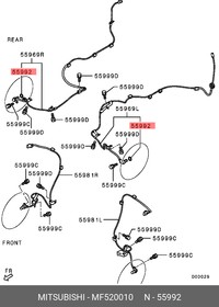 Уплотнительное кольцо клапанной крышки Fuso Canter FE85 =FUSO= (MF520010) MF520010