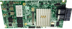 Фото 1/2 Контроллер Supermicro AOM-S3108M-H8 8-port/12Gb/s/16 SATA/SAS drives/ RAID (0/1/5/6/10/50/60)/2GB DDR3 on-card cache/SFF-8643 MiniSAS HD