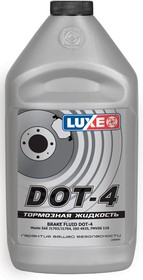 639, Жидкость тормозная Luxe Dot-4 910 г