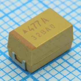 CA45-E025K107T, (чип тант.25В 100мкФ 10% E), Конденсатор танталовый 100мкФ +10% 25В типоразмер E