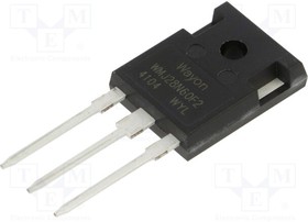 WMJ28N60F2, Transistor: N-MOSFET; WMOS™ F2; unipolar; 600V; 13A; Idm: 65A; 160W