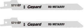 Фото 1/5 Полотно для сабельной пилы по металлу S711EF 150 мм 2 штуки GP0614-23