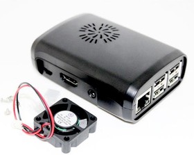 Фото 1/6 Case for Raspberry Pi + fan module + 3 pcs heat sink