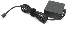 Блок питания (сетевой адаптер) OEM для ноутбуков Toshiba 5-20V 2.25-3A 45W Type-C черный, в розетку