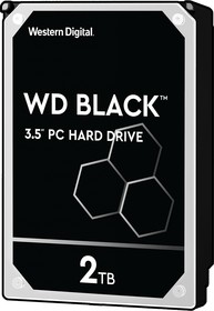 Фото 1/4 Жесткий диск WD Black WD2003FZEX, 2ТБ, HDD, SATA III, 3.5"