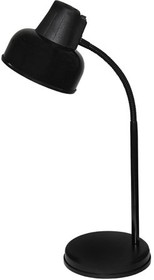 Фото 1/3 Настольная лампа светильник Бета Ш на подставке, цоколь Е27, чёрный