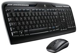 Фото 1/10 Клавиатура+мышь Logitech Wireless Desktop MK330, (Keybord&mouse), USB, Black, [920-003995]