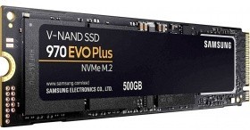 Фото 1/10 Samsung SSD 500Gb 970 EVO Plus M.2 MZ-V7S500BW