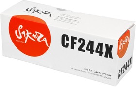 Фото 1/10 SACF244X, Картридж лазерный SAKURA 44A CF244X чер. пов.емк. для HP LJ Pro M15/M28