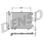 DCN21009, Радиатор кондиционера CITROEN C2 - C3 - C3 PLURIEL - DS3 / PEUGEOT 207 ...