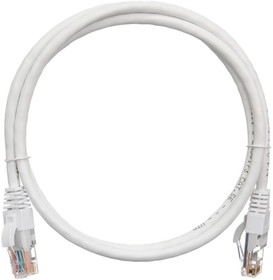 Коммутационный шнур U/UTP 4 пары, белый, 1,5м NMC-PC4UD55B-015-WT