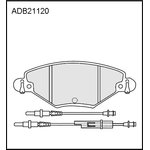 ADB21120, Колодки тормозные дисковые | перед |