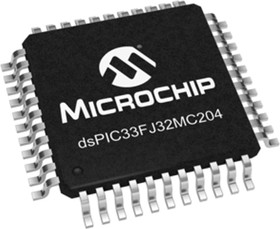Фото 1/3 DSPIC33FJ32MC204-I/PT , 16bit Digital Signal Processor 40MIPS 32 kB Flash 44-Pin TQFP