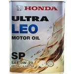 08227-99974, Масло моторное HONDA 0W20 SP (4L), HONDA ULTRA LEO 0W20 SP (синт)