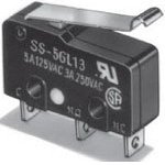 SS-01GL13-2, Switch Snap Action N.C. SPST Simulated Roller Lever Solder 0.1A ...