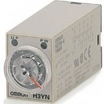 H3Y260SAC120, Time Delay Relay 100V to 120VAC 5A DPDT (( 28mm 21.5mm 56.6mm)) Plug-In