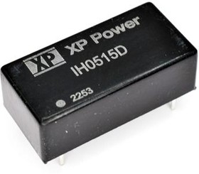 IH0515D, Isolated DC/DC Converters - Through Hole DC-DC, 2W, unreg., dual output, DIP