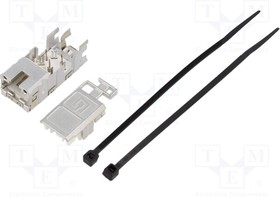 1963840000, Plug; RJ45; PIN: 8; Cat: 6a; shielded; Layout: 8p8c; for cable