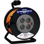 Удлинитель на катушке 4х30м с заземл. 16А IP20 3х1.5 TOKOV ELECTRIC TKE-SK30-15-Z