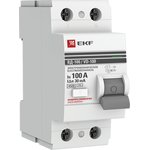 Выключатель дифференциального тока (УЗО) 2п 100А 30мА тип AC ВД-100 ...