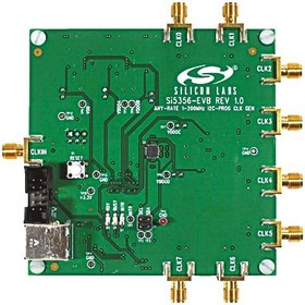 SI5356-EVB, Оценочная плата, тактового генератора Si5356 любой частоты, I2C программируемый, 4 частоты