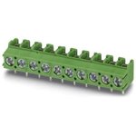 PCB terminal, 3 pole, pitch 5 mm, AWG 26-14, 17.5 A, screw connection, green, 1935323