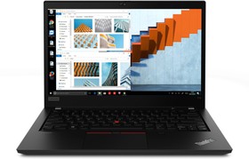 Фото 1/10 "Ноутбук Lenovo ThinkPad T14 G1 Intel Core i5-10210U/8Gb/ SSD512Gb/MX330 2Gb/14"/IPS/FHD/Eng" keyboardNoOS/black (20S1A0FUCD)