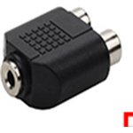 Переходник с RCA (тюльпан) 2 канала на miniJack