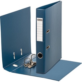Фото 1/10 Папка-регистратор Attache с покрытием ПВХ, 50мм, т.-синий, ПБП2,карм.кор