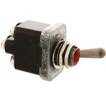 T9-CS2-27, Toggle Switch, Panel Mount, (On)-Off-(On), DPST, Screw Terminal, 28 V dc, 115V ac