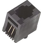 MHRJJ44NFV, MHRJJ Series Female RJ22 Connector, Cable Mount