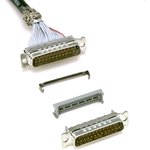 8209-7003, D-Sub Standard Connectors 9P D-SUB PLUG CONN LO-PRO CLSD CVR