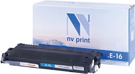 Фото 1/5 Картридж лазерный NV PRINT (NV-E16) для CANON FC-108/128/PC750/880, ресурс 2000 стр.