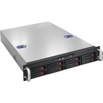 Серверный корпус ExeGate Pro EX281292RUS 2U550-HS08  RM 19", высота 2U, глубина 550, БП 1U-700ADS, 8xHotSwap, USB