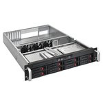 Серверный корпус ExeGate Pro 2U550-HS08  RM 19", высота 2U, глубина 550, без БП ...