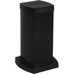 Мини-колонна 0,3m, 4 секции, корпус из алюминия, крышка ПВХ, цвет черный